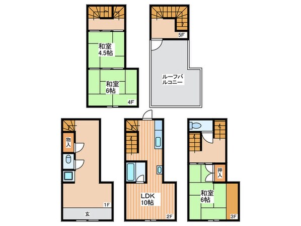 浜口西１丁目戸建の物件間取画像